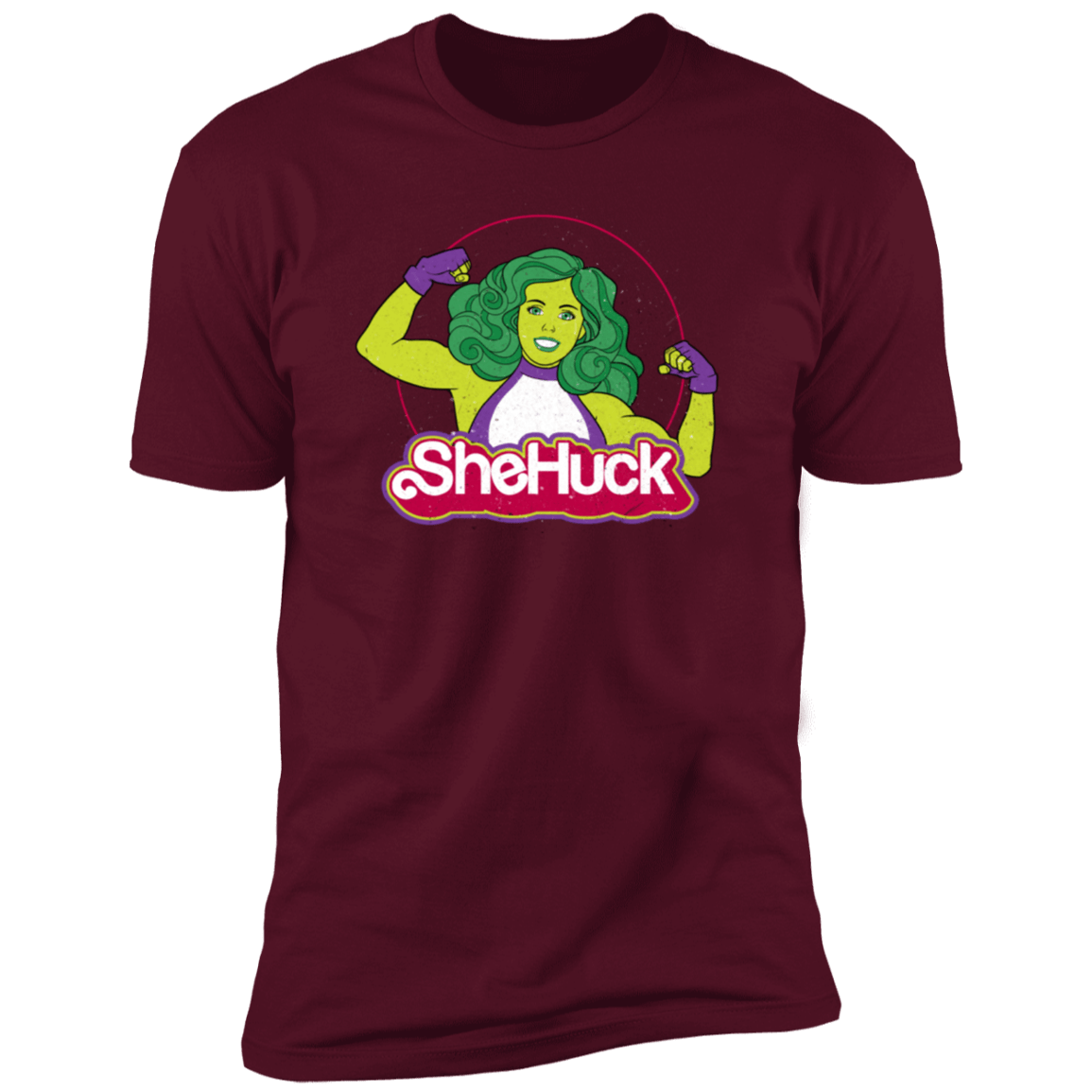 T-Shirts Maroon / S She Huck Men's Premium T-Shirt
