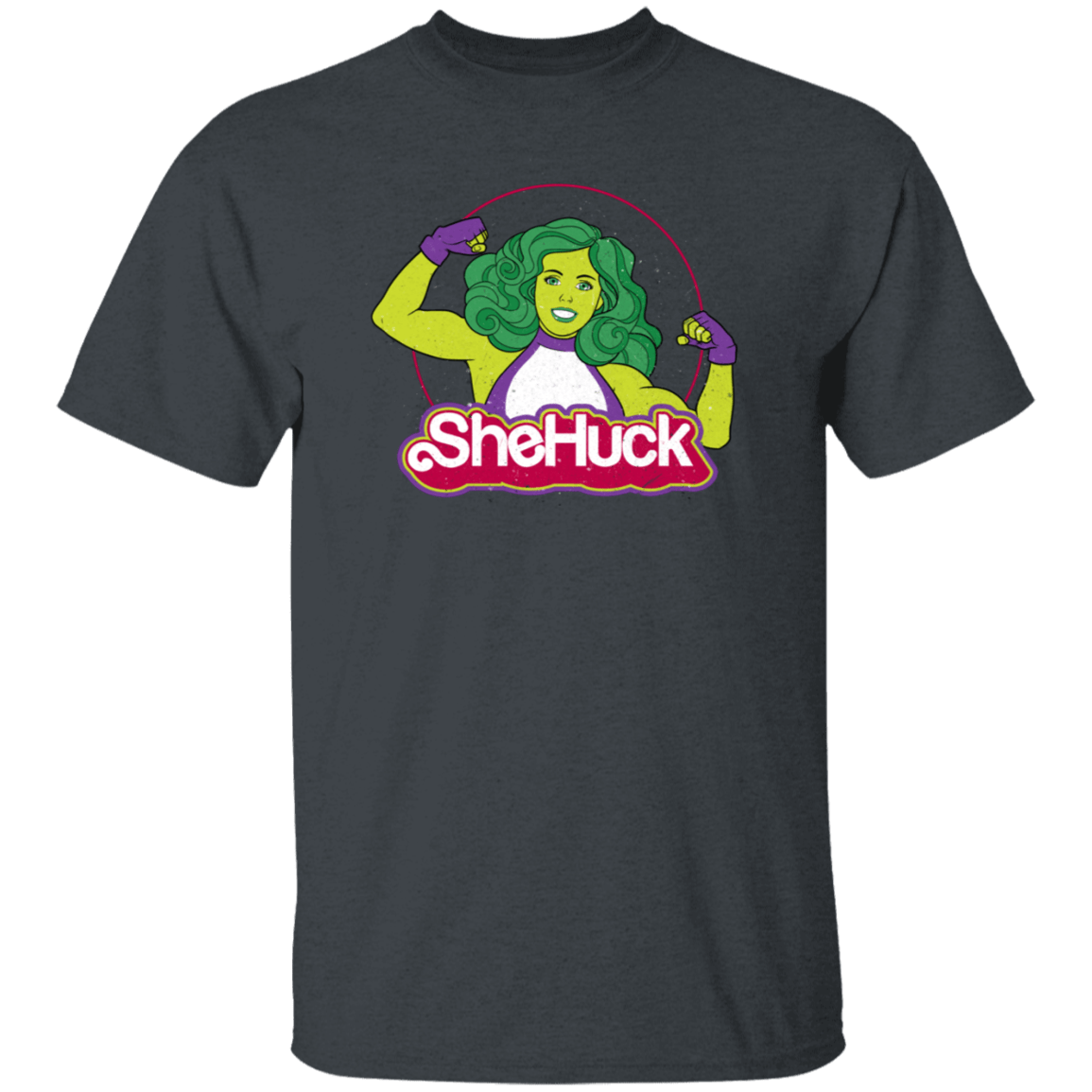T-Shirts Dark Heather / S She Huck T-Shirt