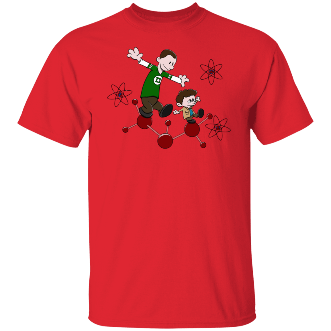 T-Shirts Red / S Sheldon and Leonard T-Shirt