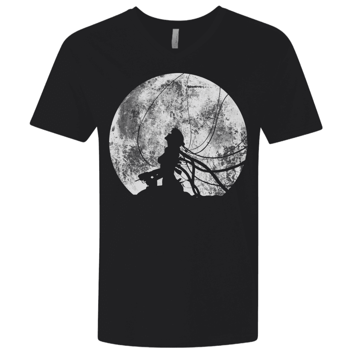 T-Shirts Black / X-Small Shell of a Ghost Men's Premium V-Neck
