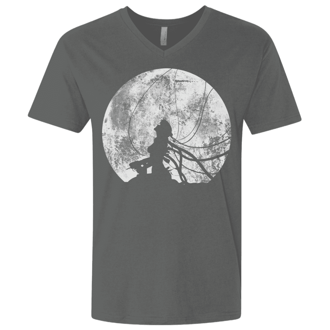 T-Shirts Heavy Metal / X-Small Shell of a Ghost Men's Premium V-Neck