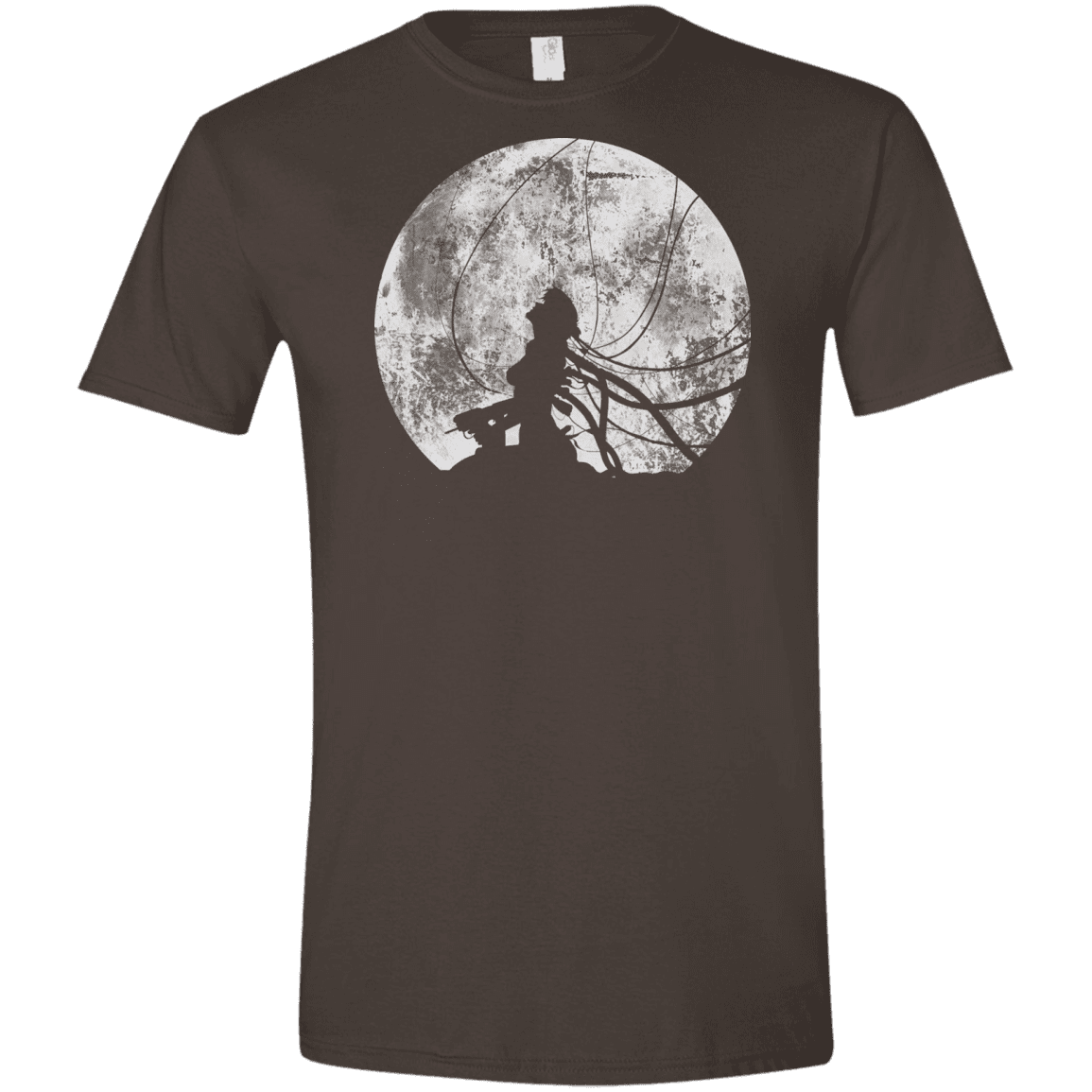 T-Shirts Dark Chocolate / S Shell of a Ghost Men's Semi-Fitted Softstyle