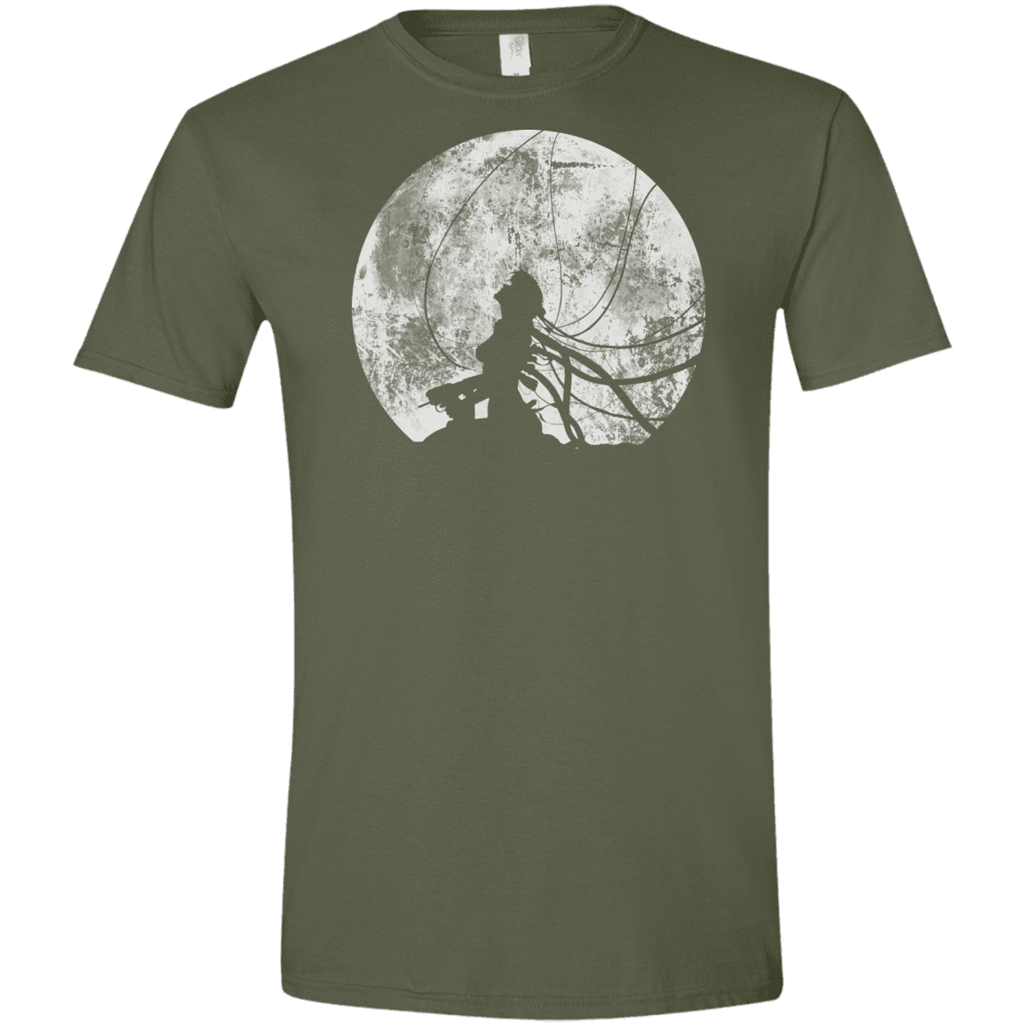 T-Shirts Military Green / S Shell of a Ghost Men's Semi-Fitted Softstyle
