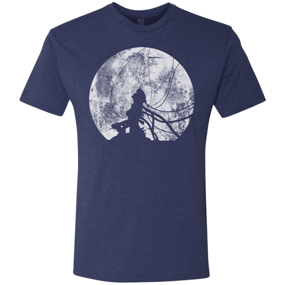 T-Shirts Vintage Navy / S Shell of a Ghost Men's Triblend T-Shirt