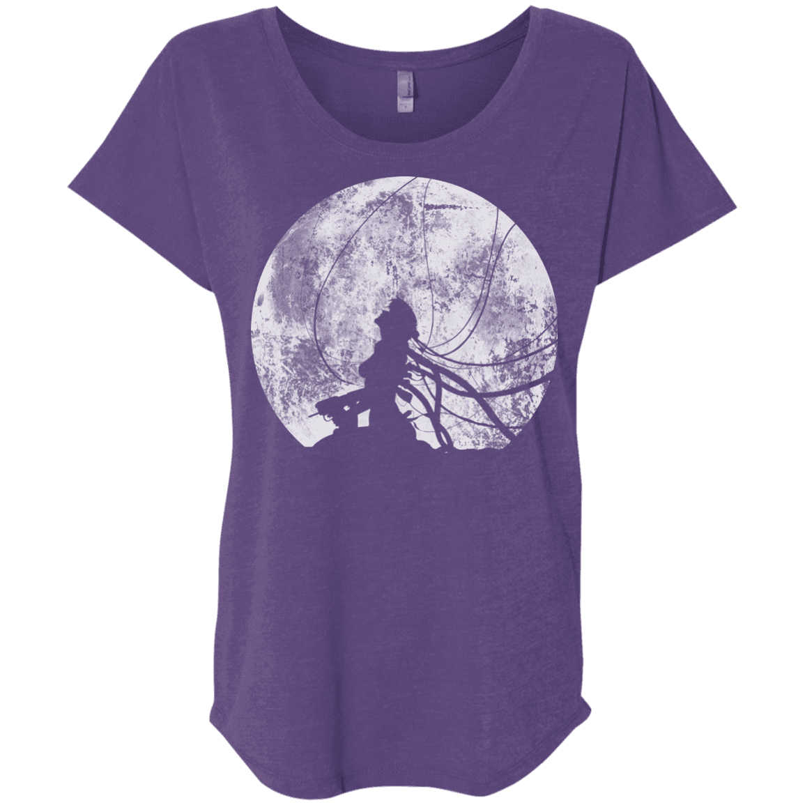 T-Shirts Purple Rush / X-Small Shell of a Ghost Triblend Dolman Sleeve