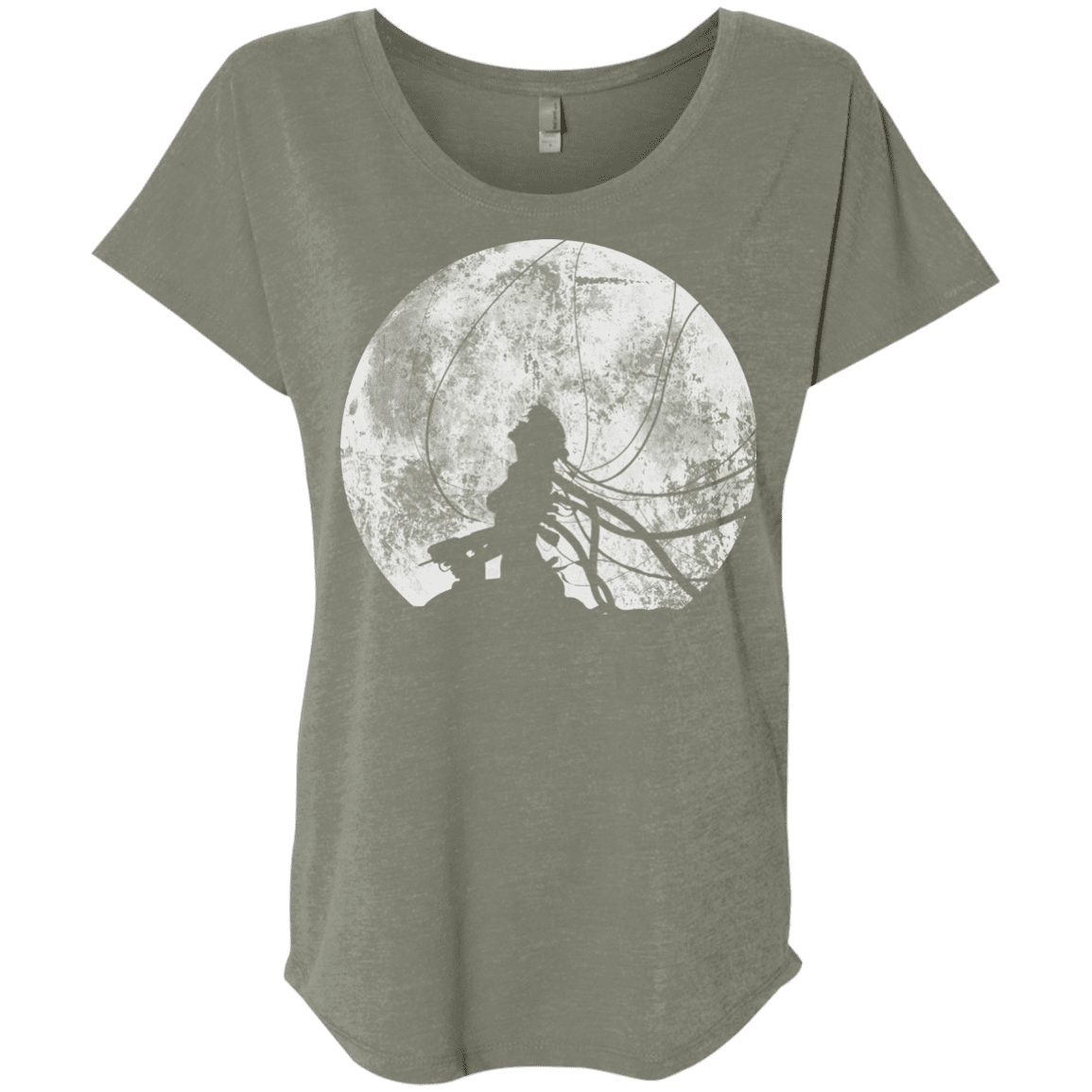 T-Shirts Venetian Grey / X-Small Shell of a Ghost Triblend Dolman Sleeve