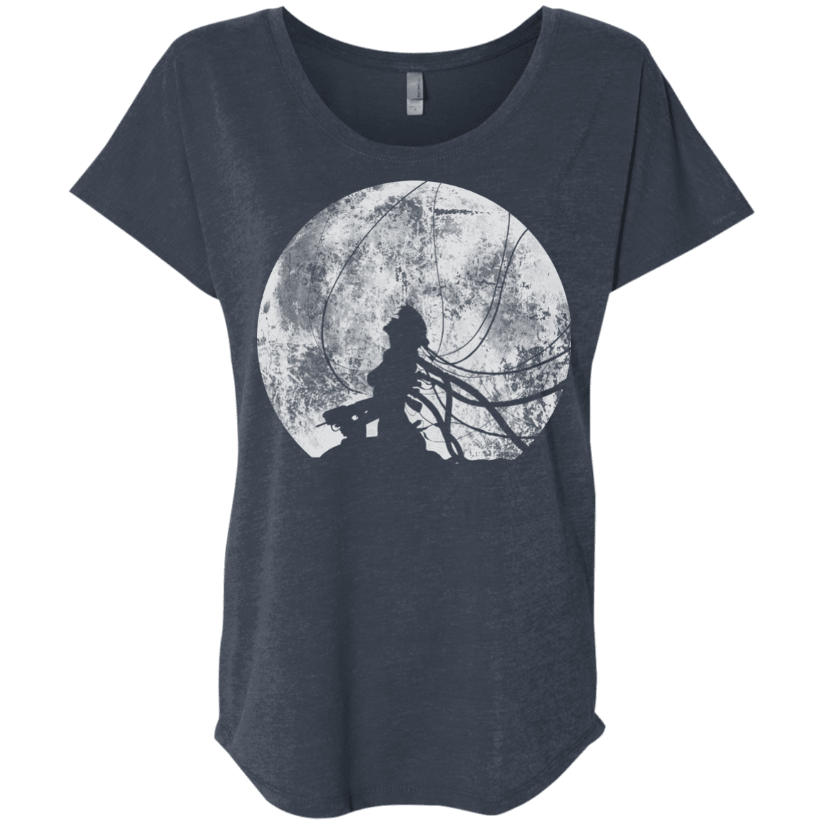 T-Shirts Vintage Navy / X-Small Shell of a Ghost Triblend Dolman Sleeve