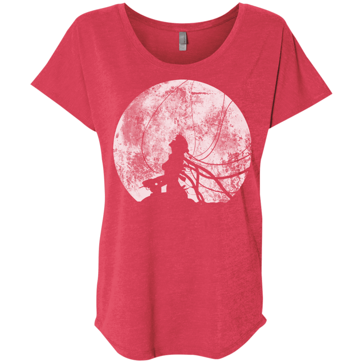 T-Shirts Vintage Red / X-Small Shell of a Ghost Triblend Dolman Sleeve