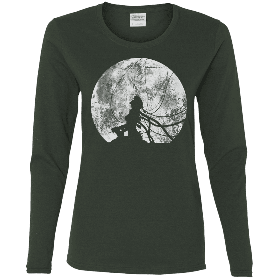 T-Shirts Forest / S Shell of a Ghost Women's Long Sleeve T-Shirt