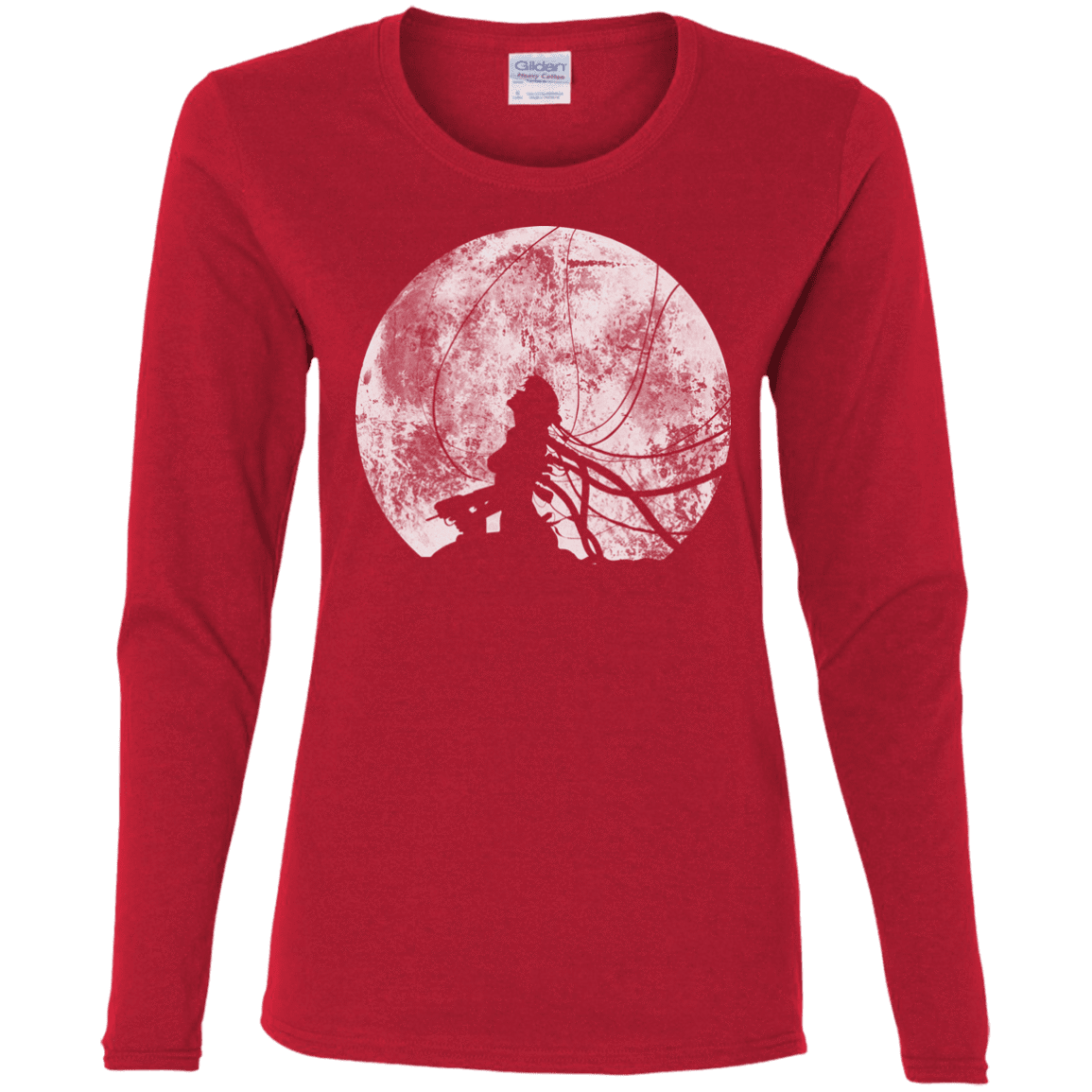 T-Shirts Red / S Shell of a Ghost Women's Long Sleeve T-Shirt