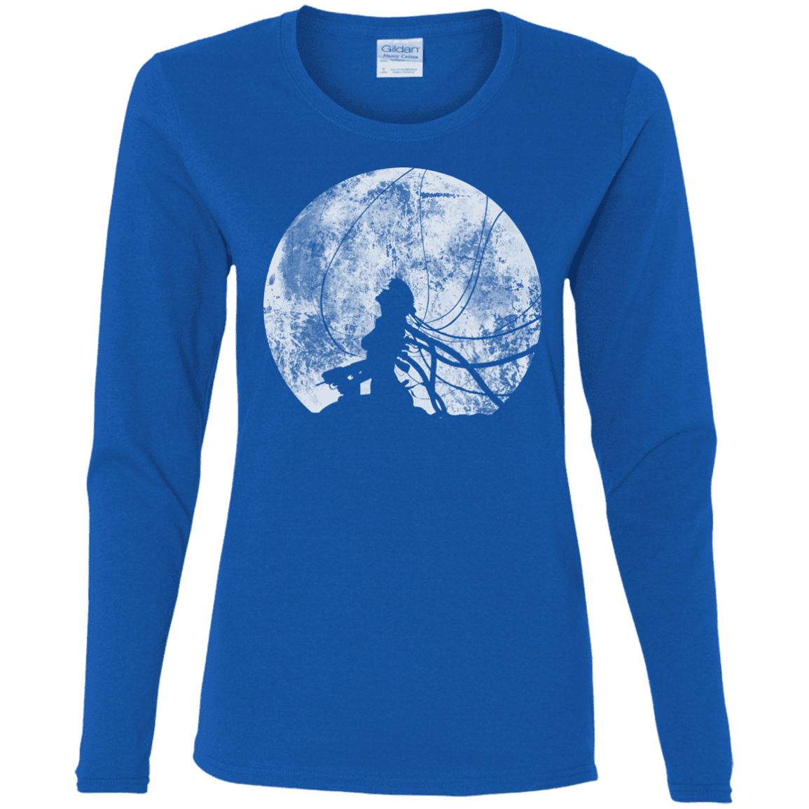 T-Shirts Royal / S Shell of a Ghost Women's Long Sleeve T-Shirt