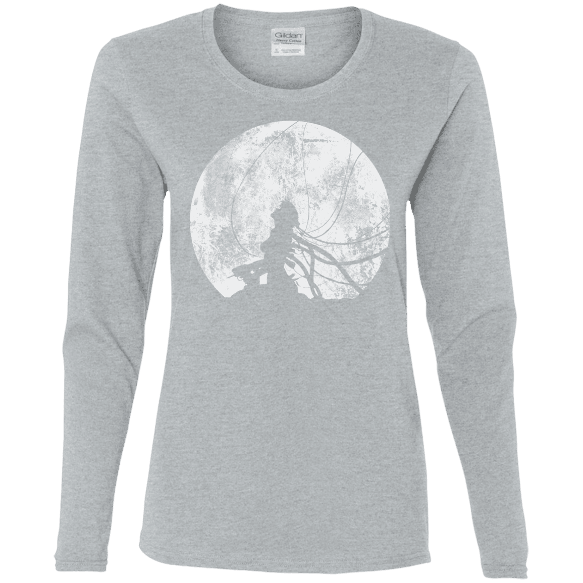 T-Shirts Sport Grey / S Shell of a Ghost Women's Long Sleeve T-Shirt