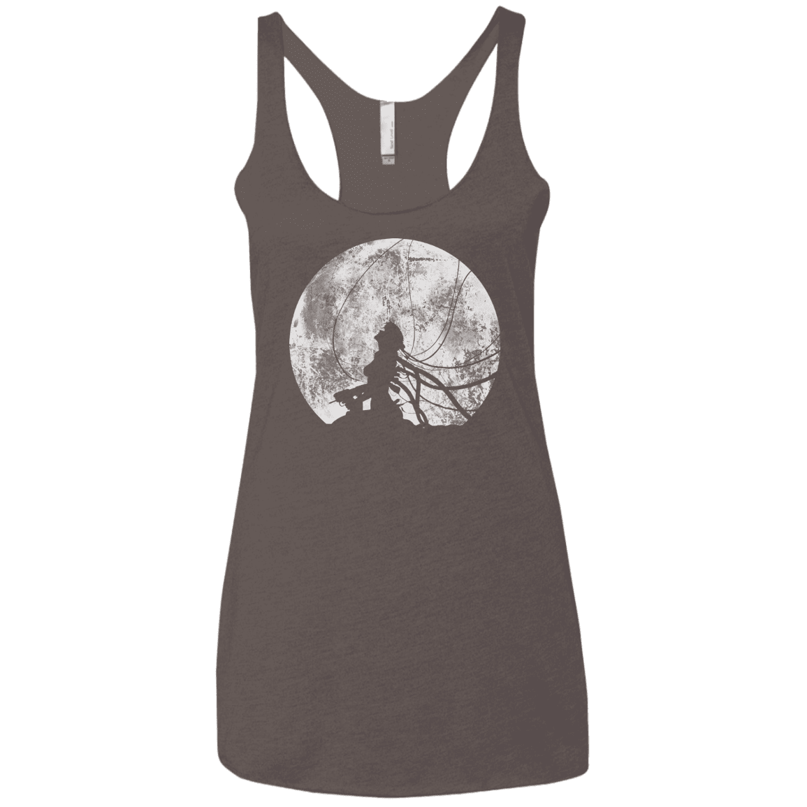 T-Shirts Macchiato / X-Small Shell of a Ghost Women's Triblend Racerback Tank