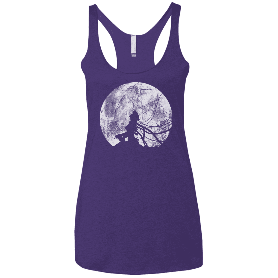 T-Shirts Purple Rush / X-Small Shell of a Ghost Women's Triblend Racerback Tank