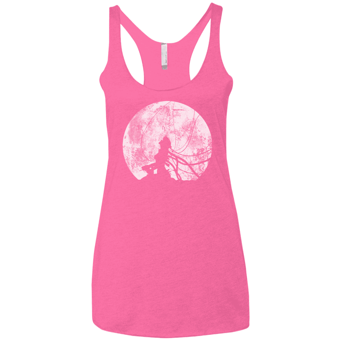 T-Shirts Vintage Pink / X-Small Shell of a Ghost Women's Triblend Racerback Tank