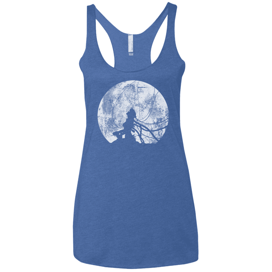 T-Shirts Vintage Royal / X-Small Shell of a Ghost Women's Triblend Racerback Tank