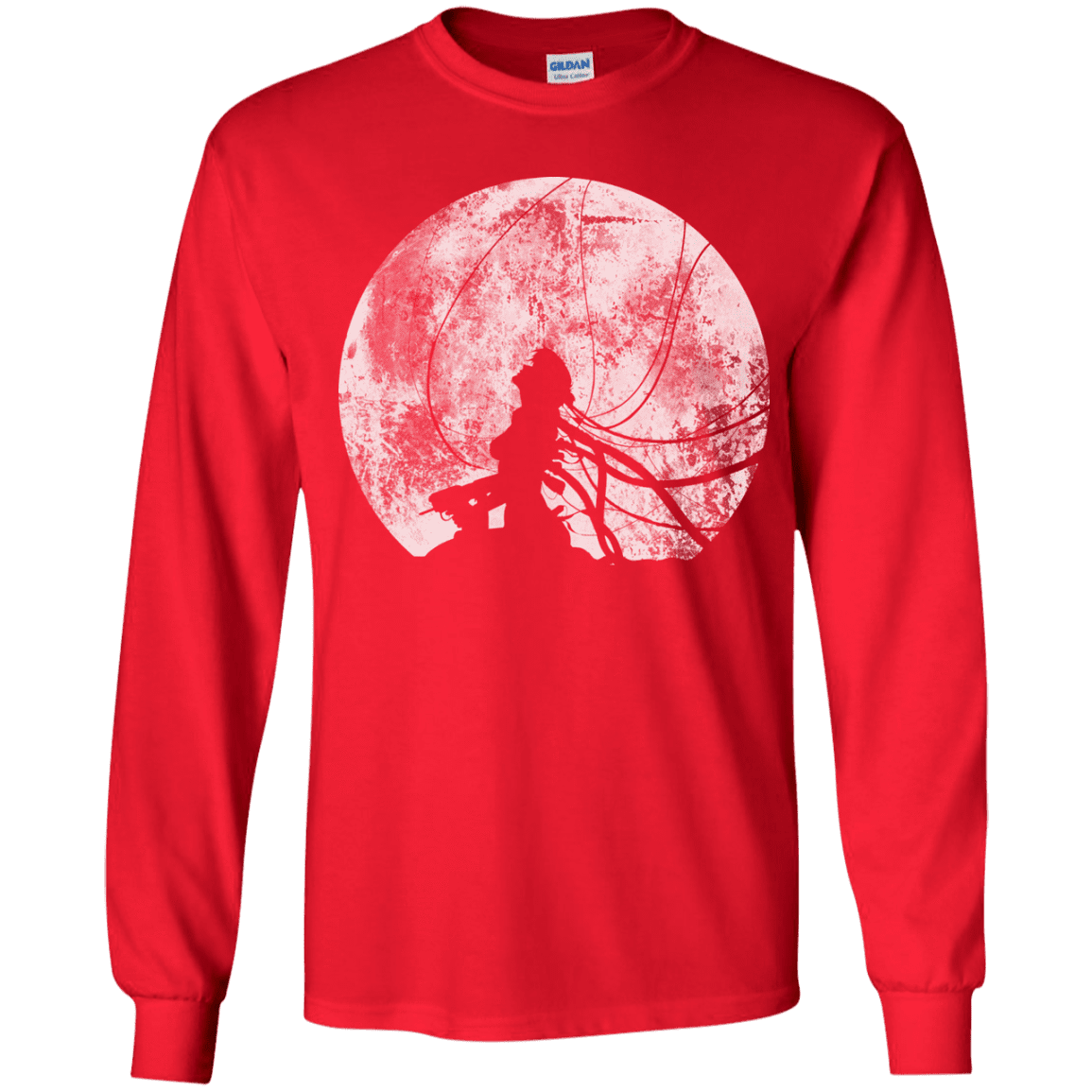 T-Shirts Red / YS Shell of a Ghost Youth Long Sleeve T-Shirt