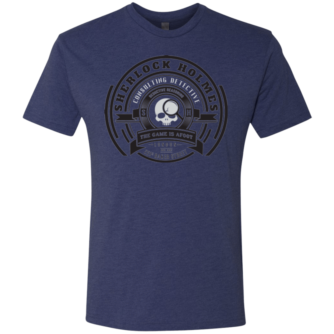 T-Shirts Vintage Navy / Small Sherlock Holmes Men's Triblend T-Shirt