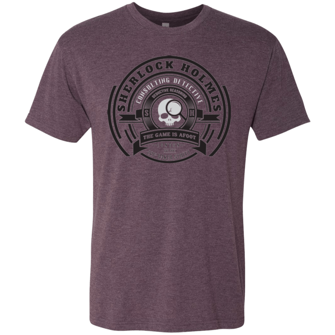 T-Shirts Vintage Purple / Small Sherlock Holmes Men's Triblend T-Shirt