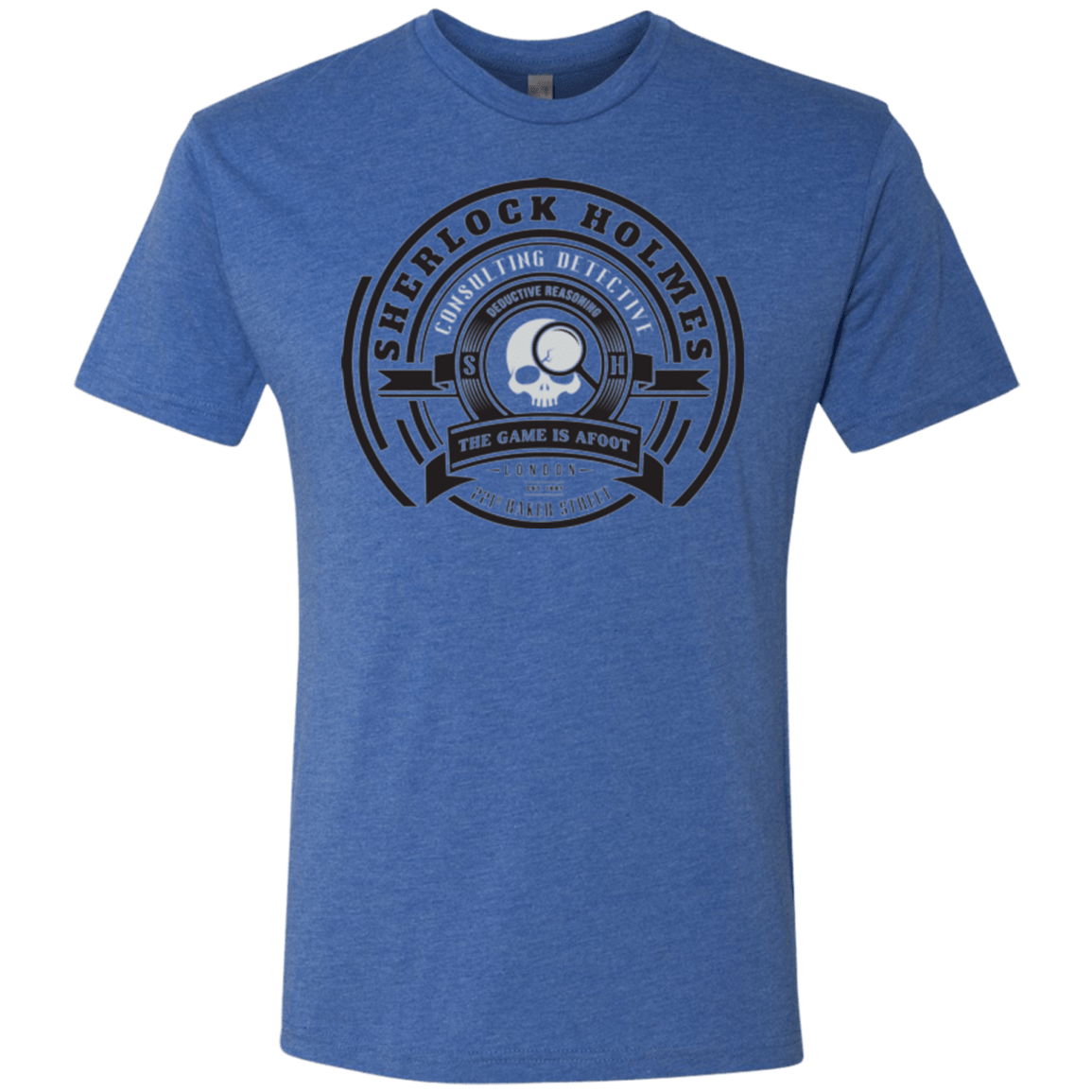 T-Shirts Vintage Royal / Small Sherlock Holmes Men's Triblend T-Shirt