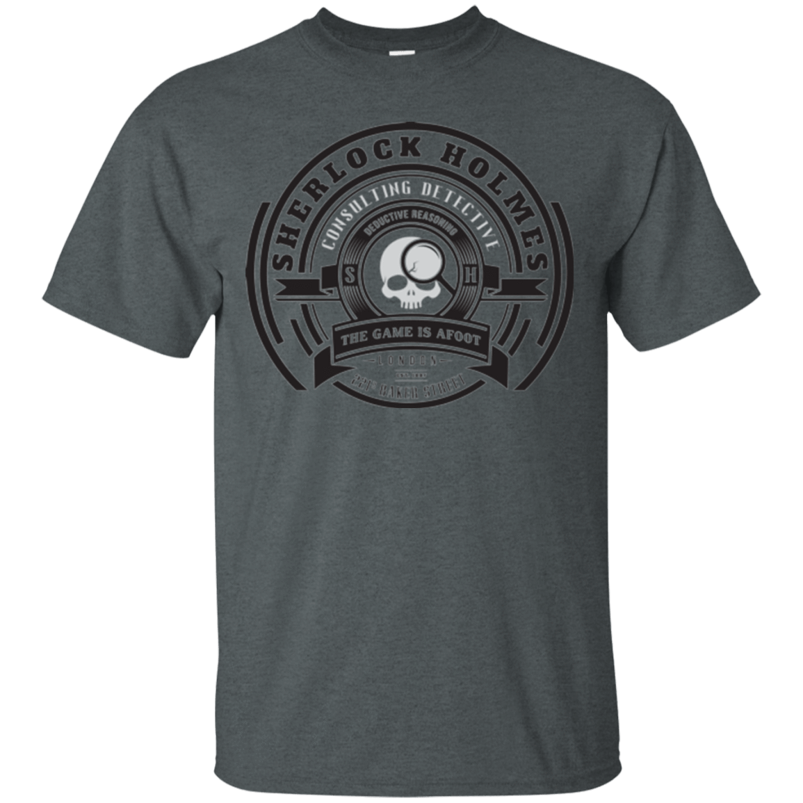 T-Shirts Dark Heather / Small Sherlock Holmes T-Shirt
