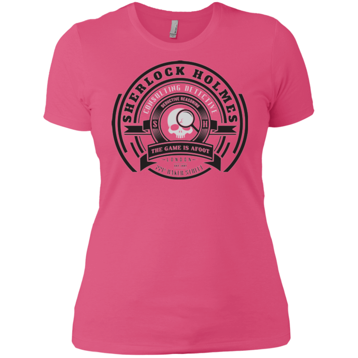 T-Shirts Hot Pink / X-Small Sherlock Holmes Women's Premium T-Shirt