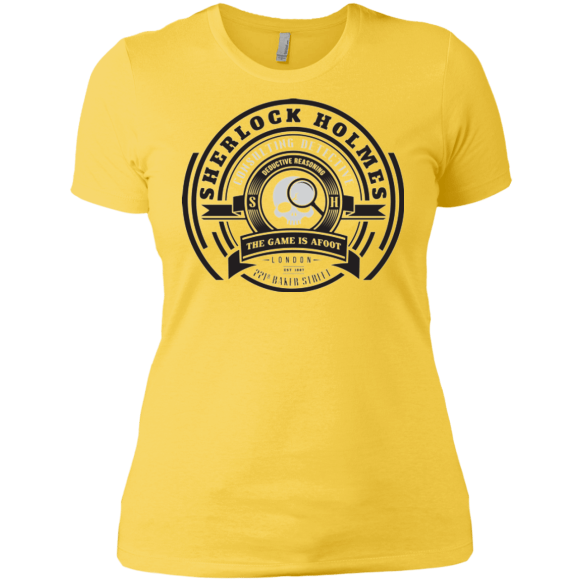 T-Shirts Vibrant Yellow / X-Small Sherlock Holmes Women's Premium T-Shirt