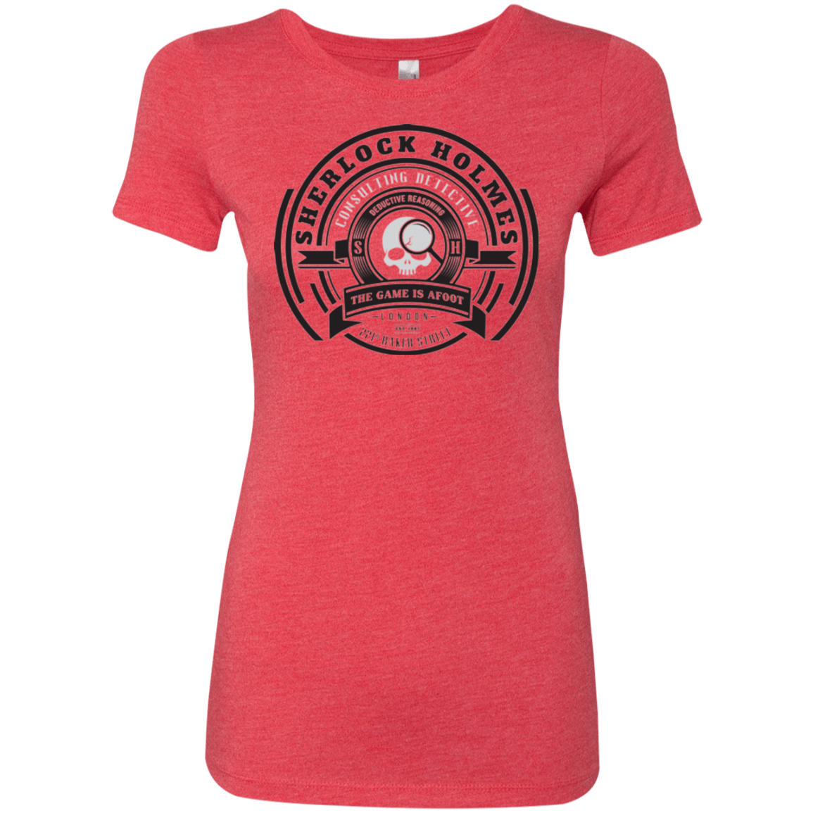 T-Shirts Vintage Red / Small Sherlock Holmes Women's Triblend T-Shirt