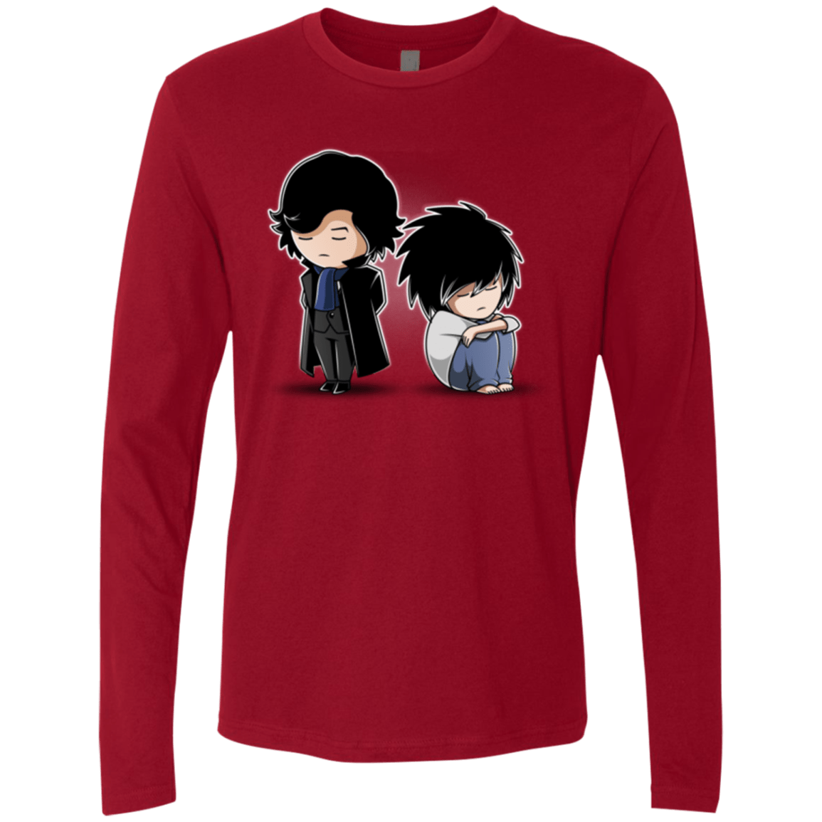 T-Shirts Cardinal / Small SherLock2 Men's Premium Long Sleeve