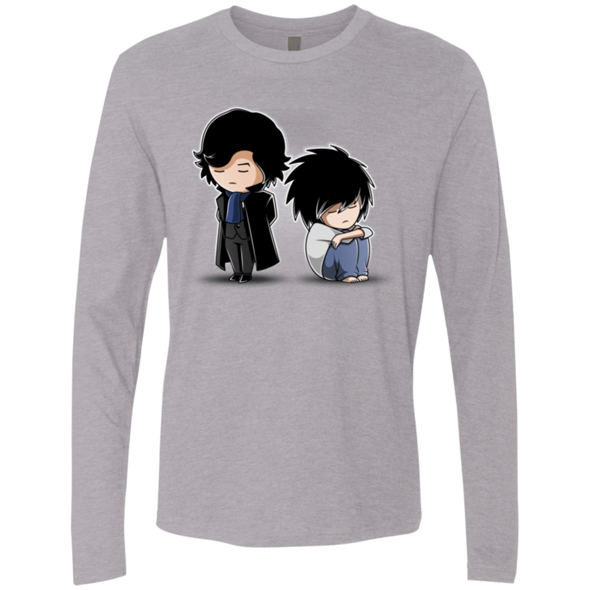 T-Shirts Heather Grey / Small SherLock2 Men's Premium Long Sleeve