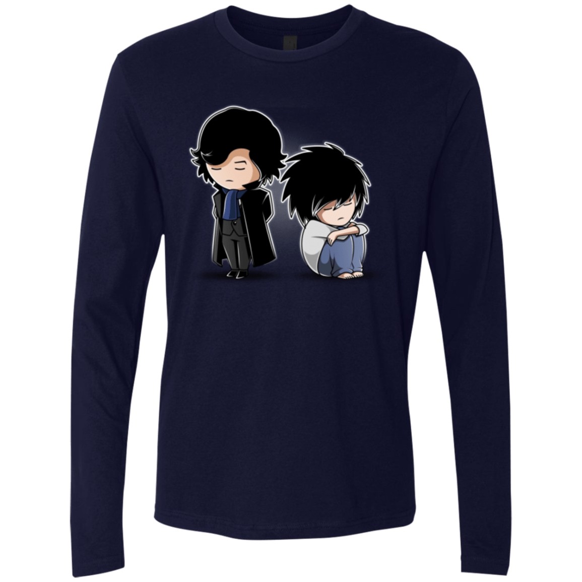 T-Shirts Midnight Navy / Small SherLock2 Men's Premium Long Sleeve