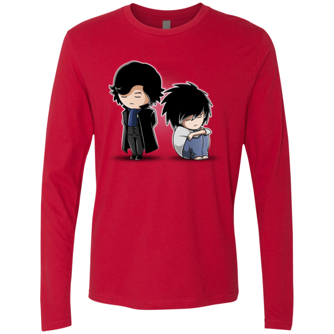 T-Shirts Red / Small SherLock2 Men's Premium Long Sleeve