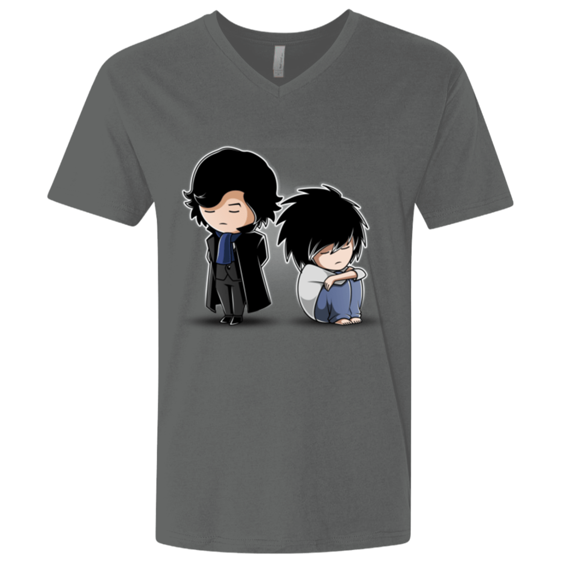 T-Shirts Heavy Metal / X-Small SherLock2 Men's Premium V-Neck