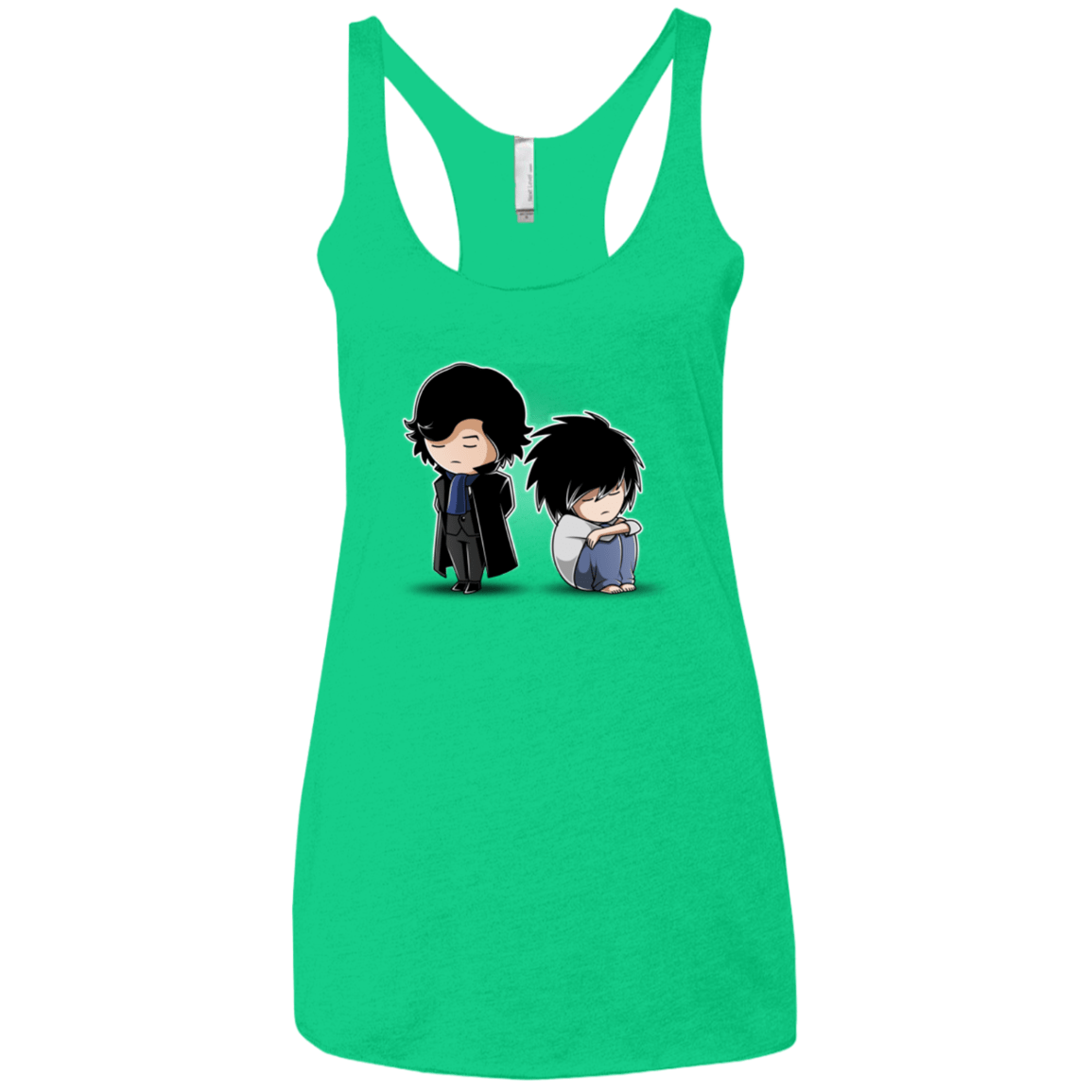T-Shirts Envy / X-Small SherLock2 Women's Triblend Racerback Tank