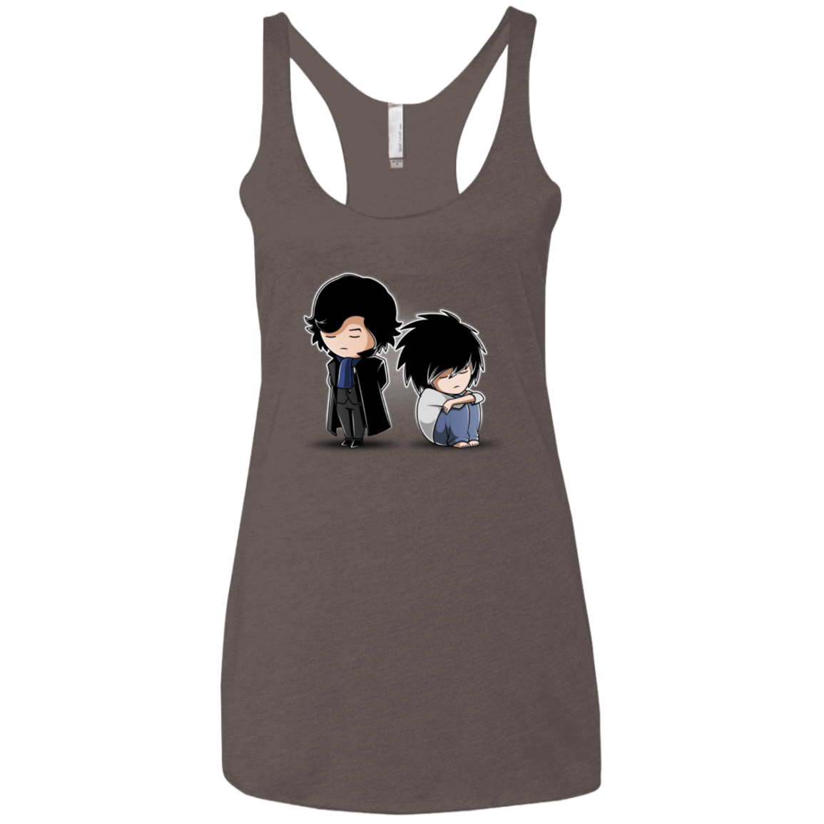 T-Shirts Macchiato / X-Small SherLock2 Women's Triblend Racerback Tank
