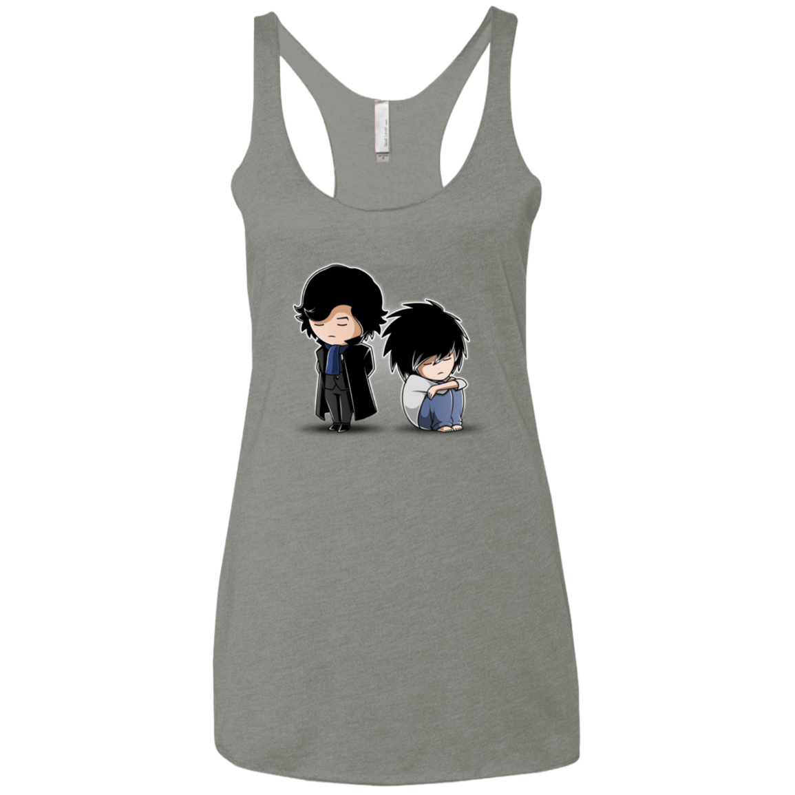 T-Shirts Venetian Grey / X-Small SherLock2 Women's Triblend Racerback Tank