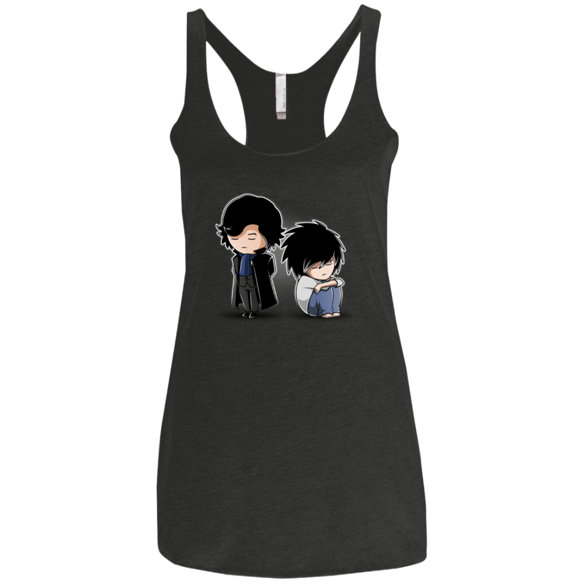 T-Shirts Vintage Black / X-Small SherLock2 Women's Triblend Racerback Tank