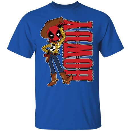 T-Shirts Royal / S Sherrif Deadpool T-Shirt