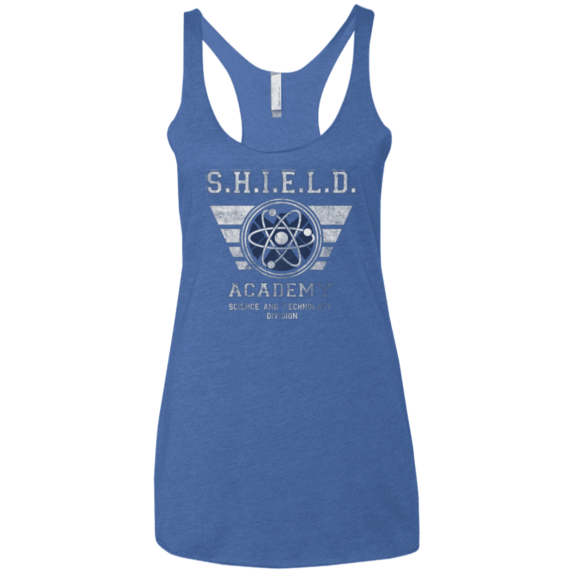 T-Shirts Vintage Royal / X-Small Shield Academy Women's Triblend Racerback Tank
