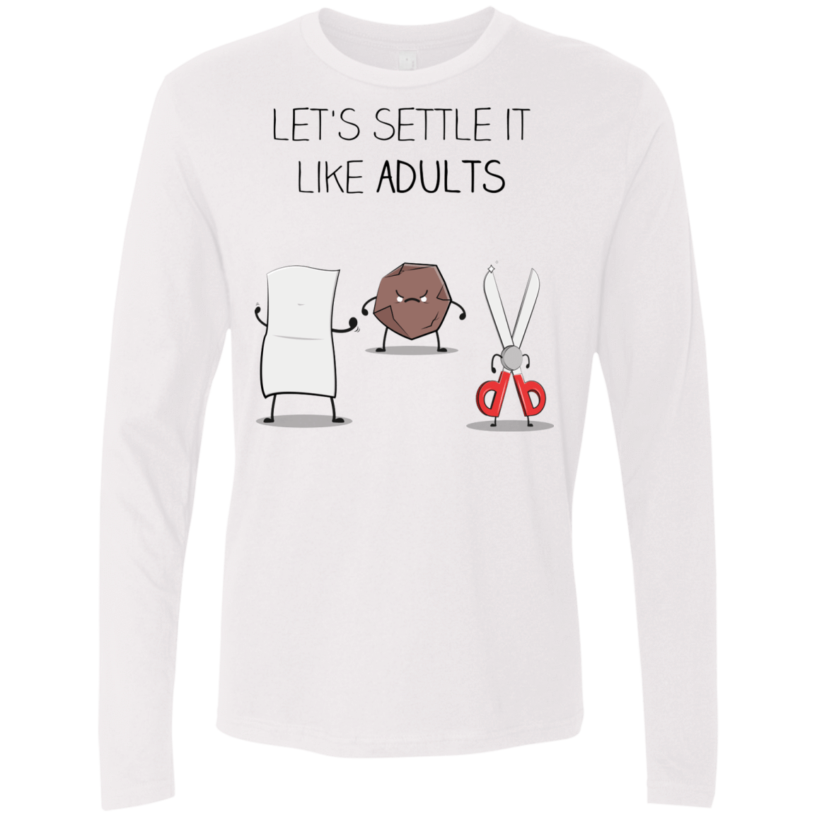 T-Shirts White / Small Shifumi Men's Premium Long Sleeve