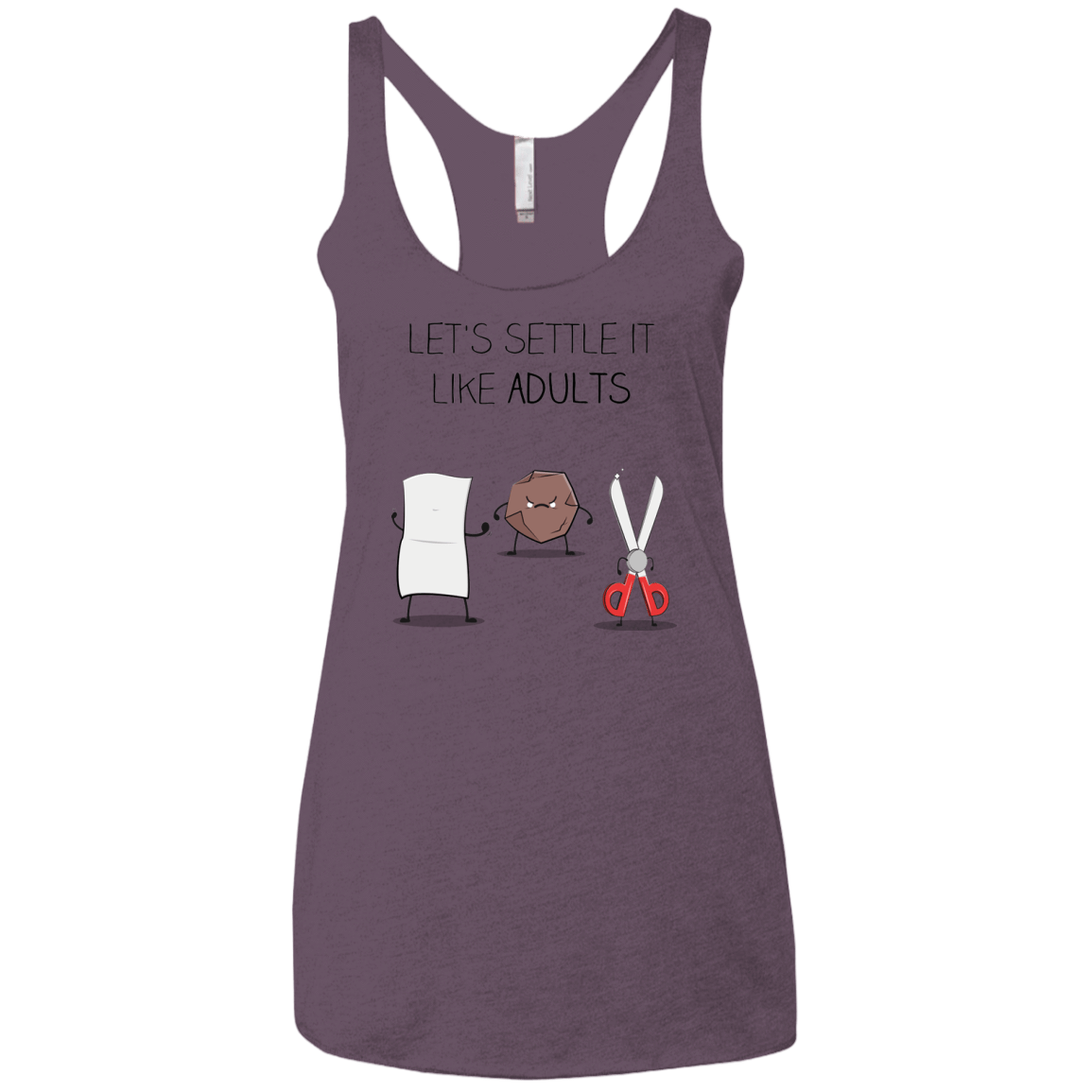T-Shirts Vintage Purple / X-Small Shifumi Women's Triblend Racerback Tank