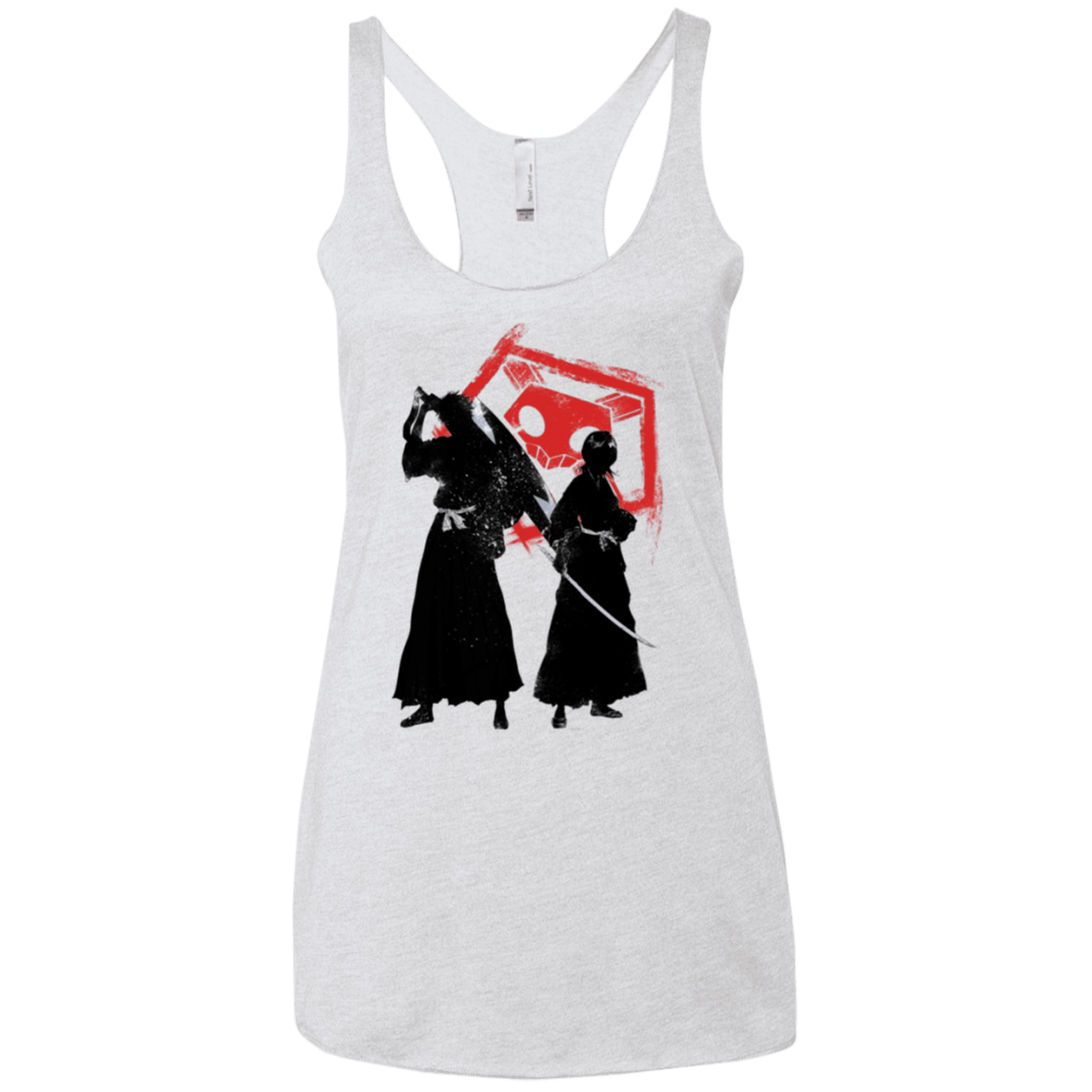 T-Shirts Heather White / X-Small Shinigami 2 Women's Triblend Racerback Tank