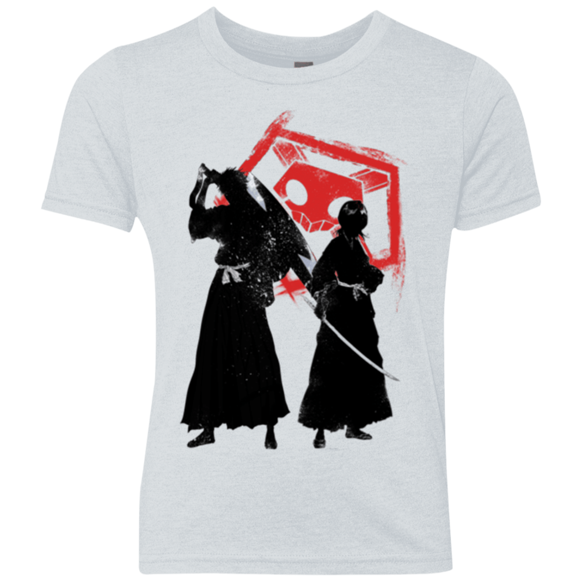 T-Shirts Heather White / YXS Shinigami 2 Youth Triblend T-Shirt