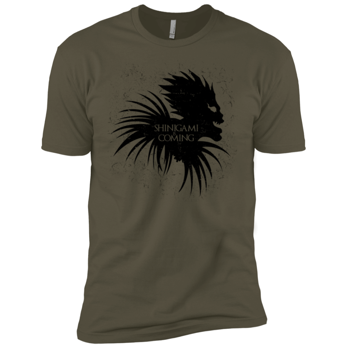 T-Shirts Military Green / X-Small Shinigami Is Coming Men's Premium T-Shirt