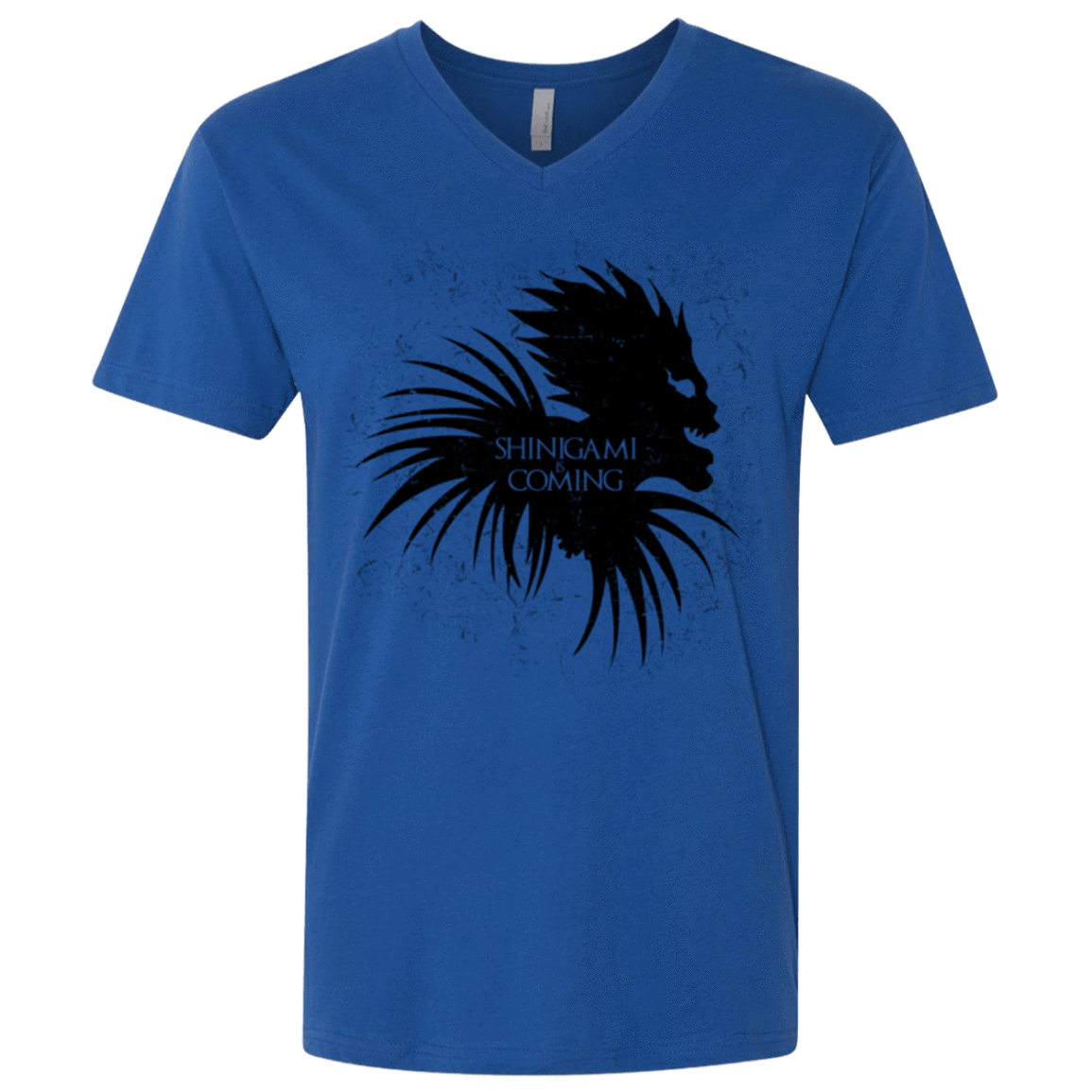T-Shirts Royal / X-Small Shinigami Is Coming Men's Premium V-Neck