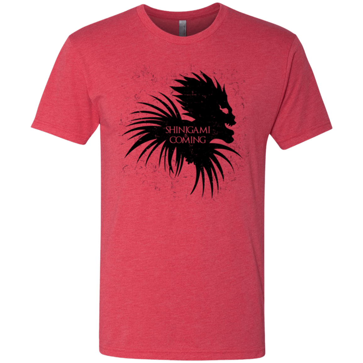 T-Shirts Vintage Red / Small Shinigami Is Coming Men's Triblend T-Shirt