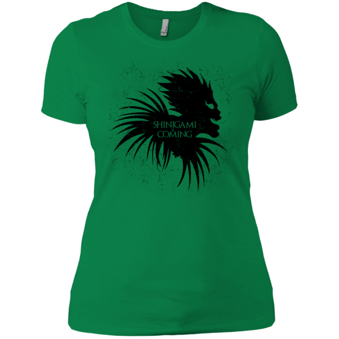 T-Shirts Kelly Green / X-Small Shinigami Is Coming Women's Premium T-Shirt