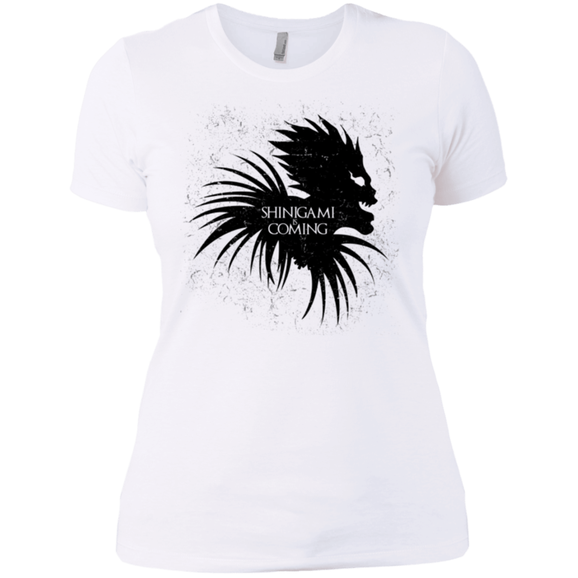 T-Shirts White / X-Small Shinigami Is Coming Women's Premium T-Shirt