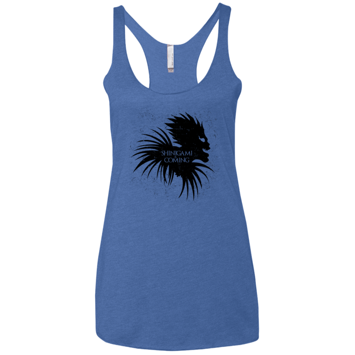 T-Shirts Vintage Royal / X-Small Shinigami Is Coming Women's Triblend Racerback Tank