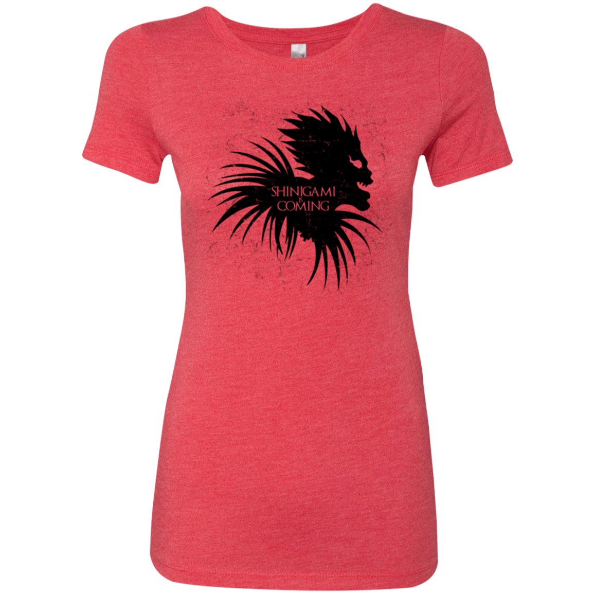 T-Shirts Vintage Red / Small Shinigami Is Coming Women's Triblend T-Shirt